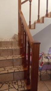 Barandal de madera