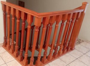 Barandal de madera