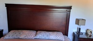 Cabecera de madera sólida