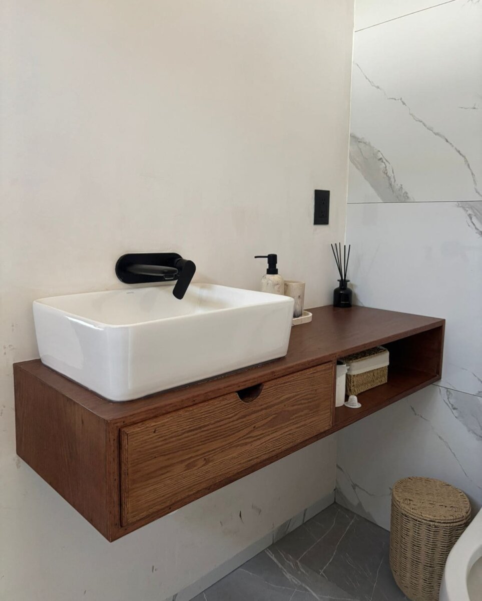 Mueble para baño moderno estilo contemporáneo