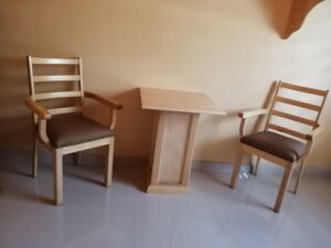Comedor sencillo para cabañas