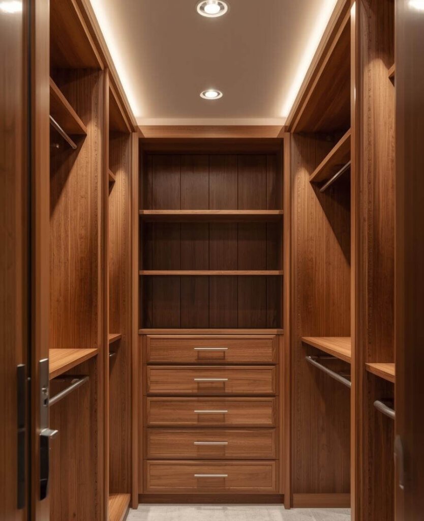 closet modernos para residencias