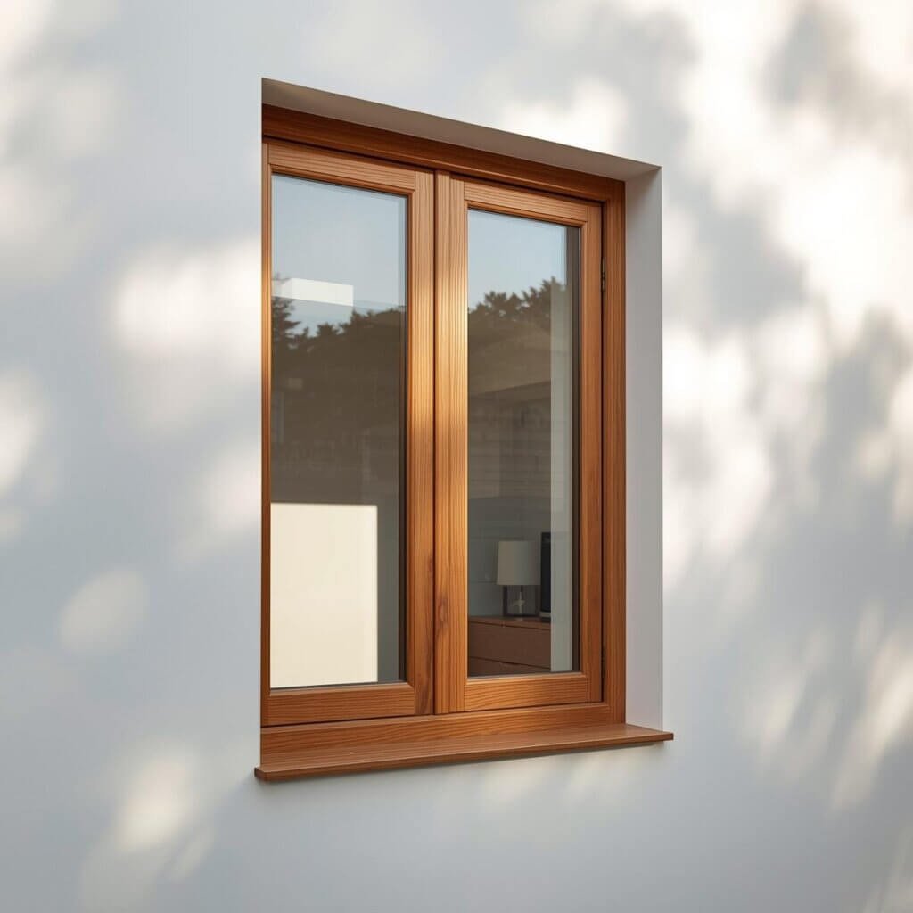 ventana de madera