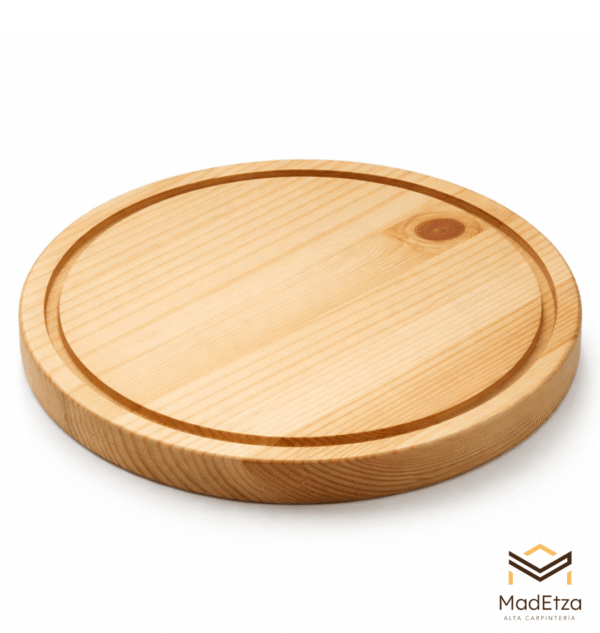 Tabla Circular para Quesos y Charcutería de Pino 20 cm | Madetza