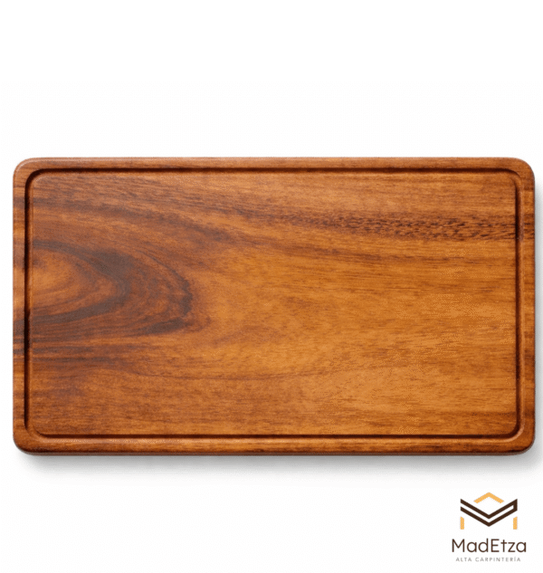 Tabla Parrillera Personalizada de Parota 40x25 para Carne Asada | Madetza