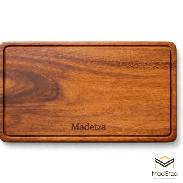 Tabla Parrillera Personalizada de Parota 40x25 para Carne Asada | Madetza - Image 2
