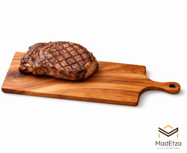 Tabla Parrillera con Mango de Parota 55x15 para Carne Asada | Madetza - Image 3