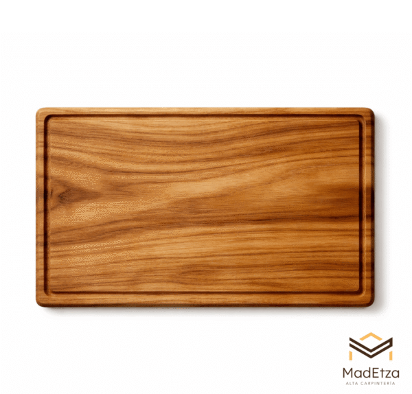 Tabla de Charcutería y Quesos de Teca 30x20 para Cocina y Asador | Madetza