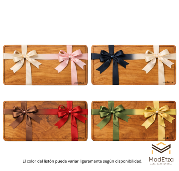 Tabla de Charcutería y Quesos de Encino 30x20 para Cocina y Asador | Madetza - Image 4