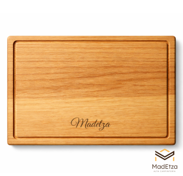 Tabla de Charcutería y Quesos de Encino 30x20 para Cocina y Asador | Madetza - Image 2