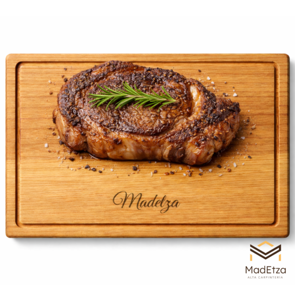Tabla de Charcutería y Quesos de Encino 30x20 para Cocina y Asador | Madetza - Image 3