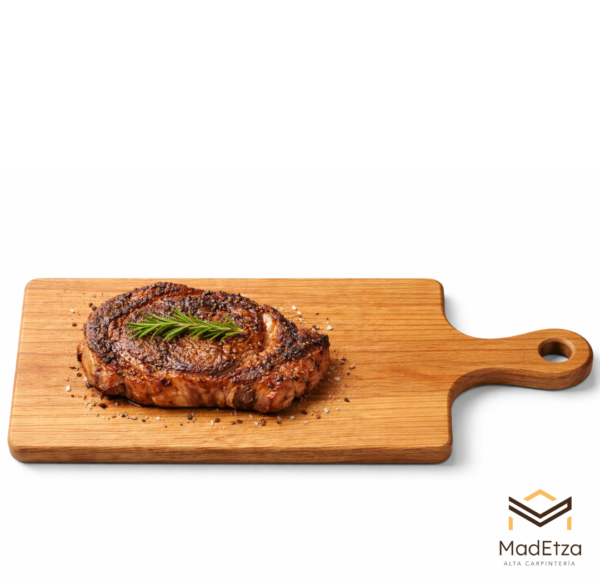 Tabla Parrillera con Mango de Encino 40x18 para Carne Asada | Madetza - Image 3