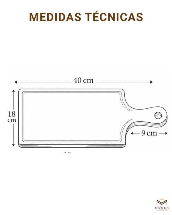 tabla para asados y charcuteria