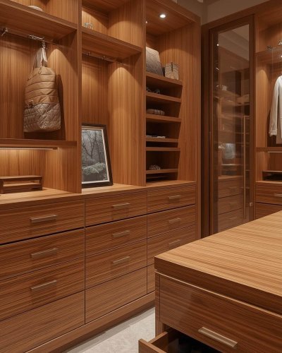 vestidor de madera